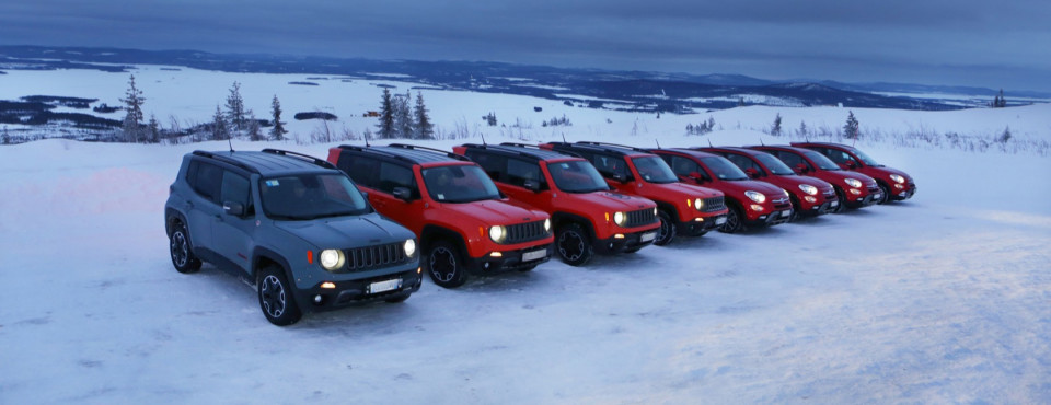 FIAT 500X, Jeep Renegade, Ice Test